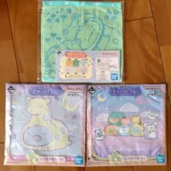 すみっコぐらし ハンドタオル 3枚セット