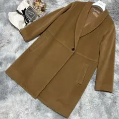 ♡美品 theory luxe チェスターコート アルパカ混 モヘヤ混 キャメル