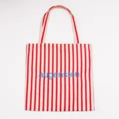 ストライプトートバッグ augensten　レッド