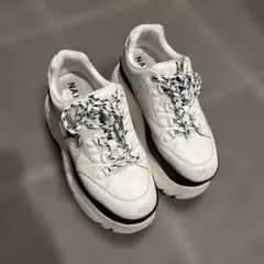 Naked Wolfe ホワイト 厚底スニーカー