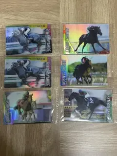 サラブレッドホースコレクション　6枚セット　１枚サイン入り