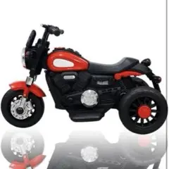 電動乗用玩具　アメリカンサイドカー DM-300 電動バイク 赤/黒