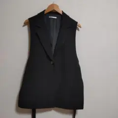 ノースリーブジャケット ベストジレ