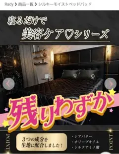 Radyシルキーモイストベッドパッド・シェリミー・ミシェルマカロン