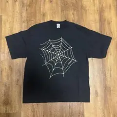 y2k 00s United Athle c-boyクモの巣プリントTシャツXL