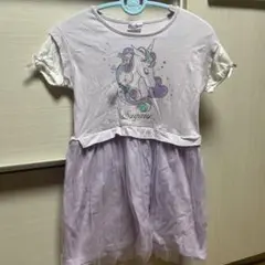 Sugary ユニコーンプリント 半袖ワンピース 120cm