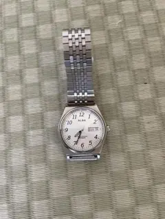 SEIKO ALBA セイコー アルバ　メンズ 腕時計 クオーツ シルバー