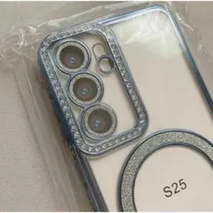 【新品未使用】GalaxyS25用☆ソフトケース　ブルー