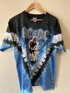 AC/DC タイダイ Tシャツ リキッドブルー