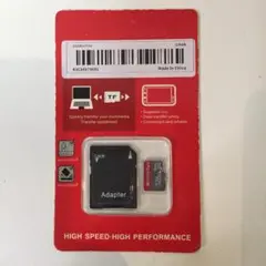 【新品未使用】 マイクロSD/TFカード 128GB　SDアダプタ付き