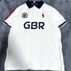 Polo Ralph Lauren ポロシャツ ビッグポニー イギリス LG 白