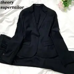 【極美品】 theory パンツスーツ supertailor 2 M 黒