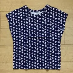 UNIQLO ユニクロ　ポール&ジョー コラボ　小花柄　Tシャツ　S　ブルー