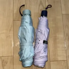 【最終価格】折りたたみ傘　晴雨兼用　日傘　２本セット