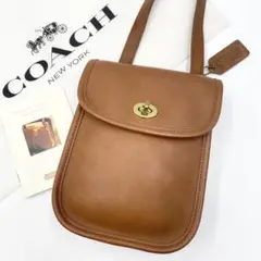 ✨極美品✨オールドコーチ ショルダーバッグ スモールサイドパック ターンロック