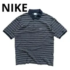 NIKE 00s ボーダー　ポロシャツ