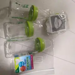 Beanstalk 哺乳瓶 3本セット　アタッチメント　乳首付き　ビーンスターク