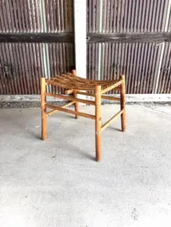 オットマン　スツール　ラック　ミッドセンチュリー　ビンテージ　オールドイケア