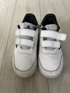 【値下げ】19cm adidas キッズ シューズ ホワイト アディダス