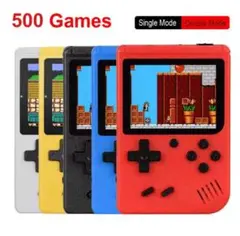 【新品】ミニゲーム機 500ゲームレトロミニビデオゲーム AV出力可能