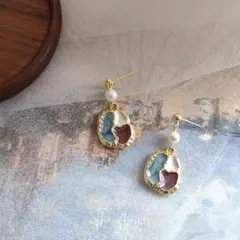 パールピアス　装飾ピアス