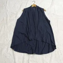 23区 オンワード樫山 ジレ ネイビー
