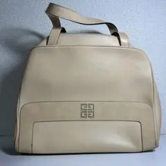 ◆GIVENCHY ジバンシー ハンドバッグ 大きめ レザー ベージュ