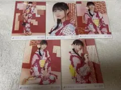乃木坂46 金川紗耶 生写真 2019 浴衣 5種 コンプ レア
