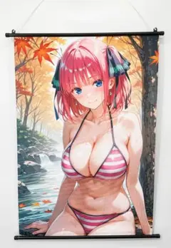 中野二乃▲高品質・未開封・未使用 ▲ 超大・タペストリー