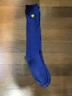 ネイビー ロゴ付き ソックス