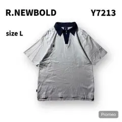 【即購入OK】R .NEWBOLD 半袖ポロシャツ　サイズL ホワイト
