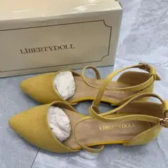LIBERTY DOLL アンクルストラップパンプス マスタードS