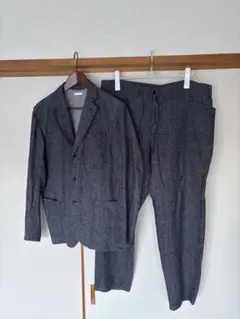 美品　COMOLI コモリ　ウールリネン　セットアップ　インディゴグレー 春夏秋 COMOLI（コモリ）中古・古着オンライン通販 | Kindal（カインドオル)