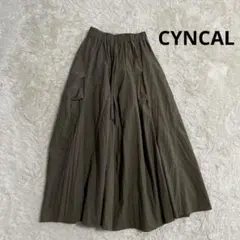 CYNCAL シニカル ランダムタック　フレアスカート　サイズ2