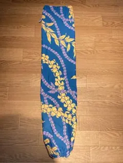 パウスカートケース 青と黄色 花柄