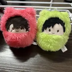 キャラクターぬいぐるみ 蘇芳と常磐