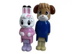こどもちゃれんじ　しまじろうフィギュア2体セット