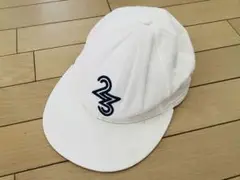 23GOLF ホワイトハット 23区ゴルフ　メンズキャップ　ホワイト　サイズF
