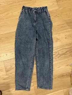 デニムパンツ　ウエストゴム　M しまむら