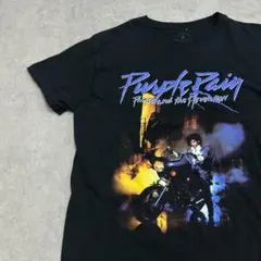 purple rain　Prince　人気デザイン　Tシャツ　古着　黒　XL