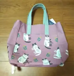 クスグルジャパン トートバッグ スクエアトートバッグ ネコまるけ