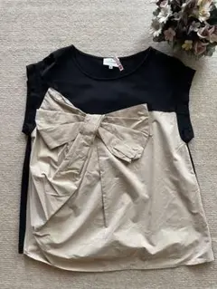 LANVIN en Bleu ランバンオンブルー　トップス　カットソー　美品