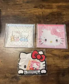 【新品】ハッピーアニバーサリー　ハローキティ　D賞　G賞　ポーチ　ステッカー