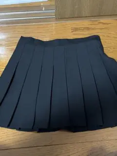 GRL 黒 プリーツスカート L