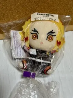 鬼滅の刃 くっつきぬいぐるみバッジ 煉獄杏寿郎