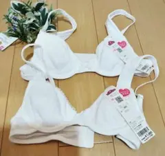 ☆セール☆　ジュニアブラ ホワイト シンプル