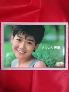 非売品　岡田有希子　下敷き　レア　貴重 岡田有希子 1985年 下敷き