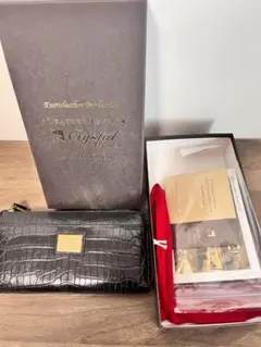 《極美品》スタージュエルズ クロコダイル(本革)長財布
