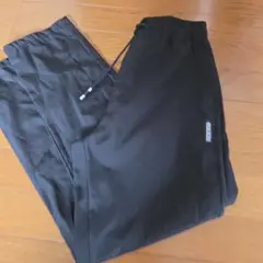 SIGNATURES 黒 ジャージパンツ ウエストドローコード付き
