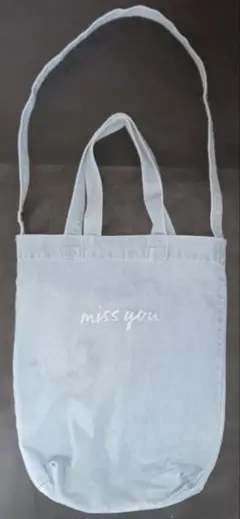 【No.61】Mr.Children miss you デニム トートバッグ